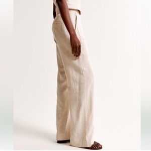 Abercrombie curve love linen pants